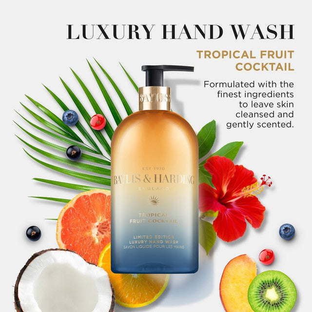Baylis & Harding Tropical Fruit Cocktail hand wash 500ml - British product