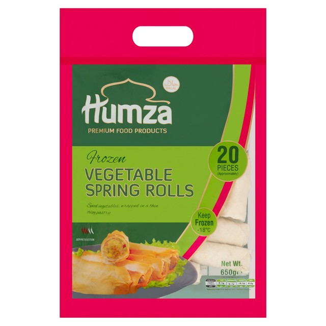 Humza vegetable spring roll 650g, UK version