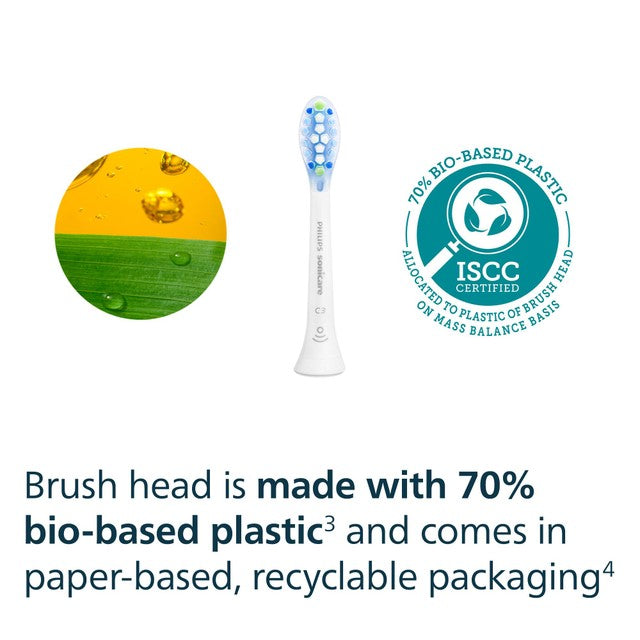 Philips Sonicare C3 Premium Plaque Defence Brush Head, White, 2+1 Pack