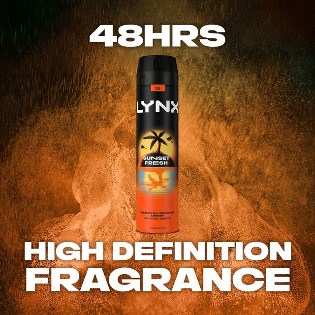 Lynx Sunset Fresh Deodorant Bodyspray 250ml, UK version
