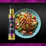 Napolina roasted garlic and herbs flavoured olive oil 250ml, imported from the UK