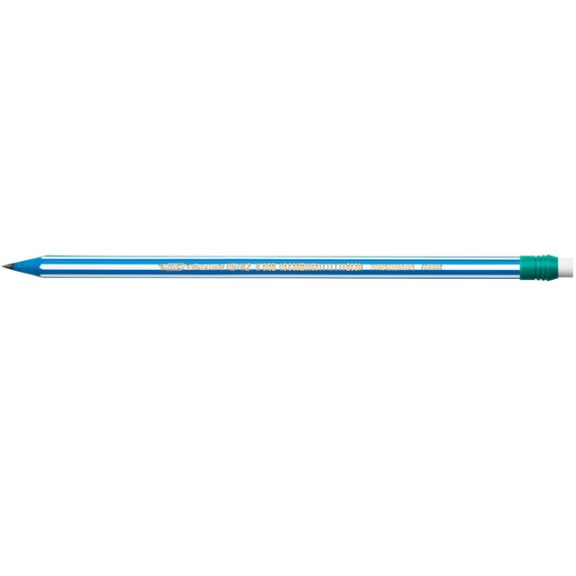 BIC Evolution Stripes with Eraser pencils pack of 8 - British product