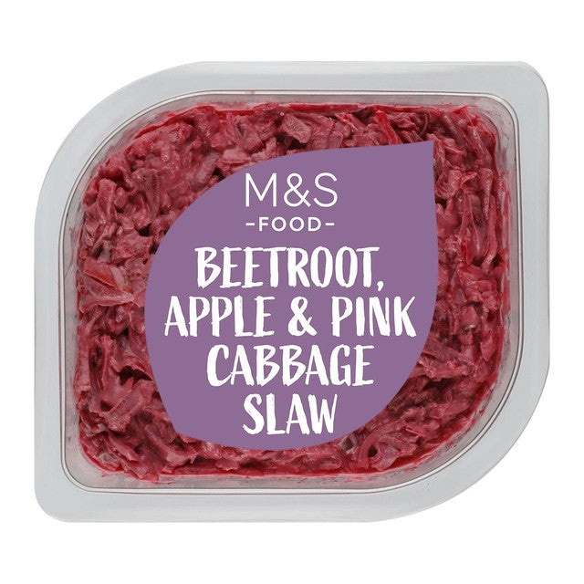 M&S beetroot, apple and pink cabbage slaw 300g, imported from the UK