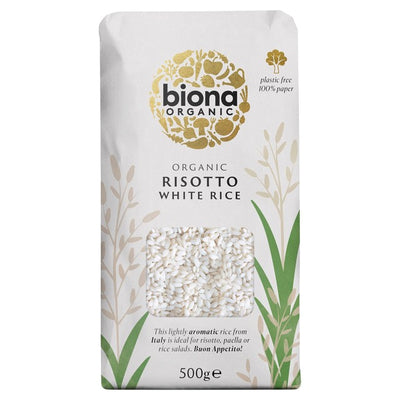 Biona Organic Risotto White Rice 500g