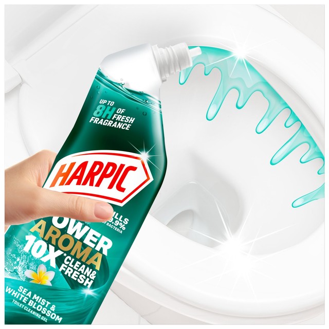 Harpic toilet cleaner Sea Mist & White Blossom 750ml, UK version