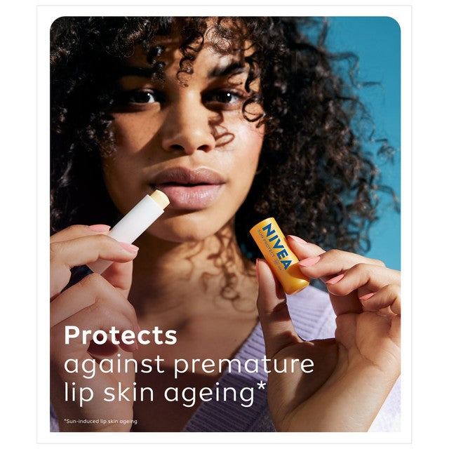Nivea Sun Protect Lip Balm SPF50 4.8g, imported from the UK