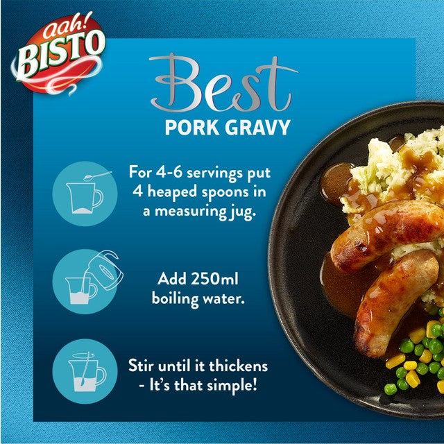 Bisto Best pork gravy granules jar 230g - British product