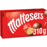 Maltesers Milk Chocolate Gift Box Honeycomb 310g, imported from the UK