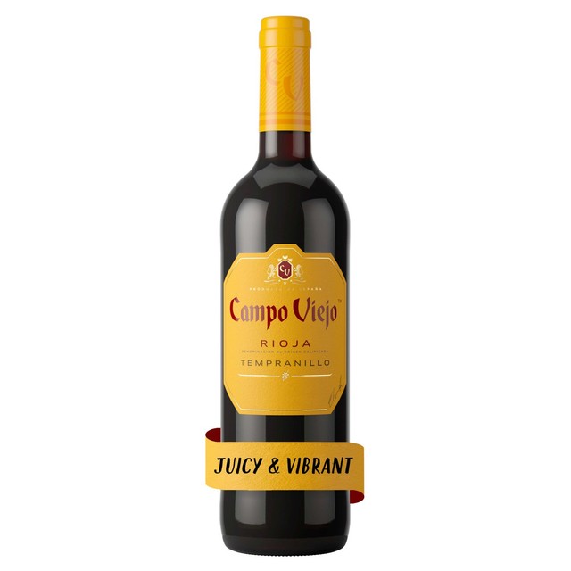 Campo Viejo red wine Rioja Tempranillo 75cl - British product