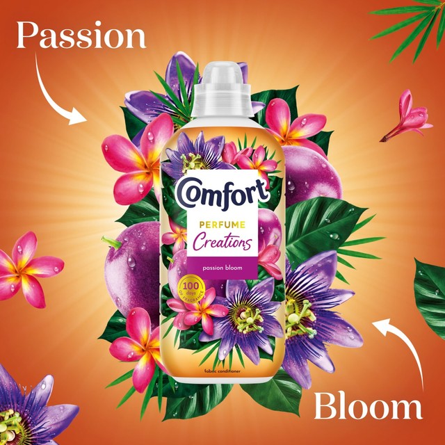 Comfort Perfume Creations Fabric Conditioner Passion Bloom 900ml - British product