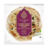 M&S garlic & coriander naan bread 260g, imported from the UK