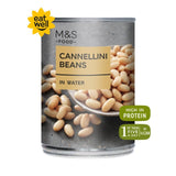 M&S Cannellini Beans in Water 400g, imported from the UK