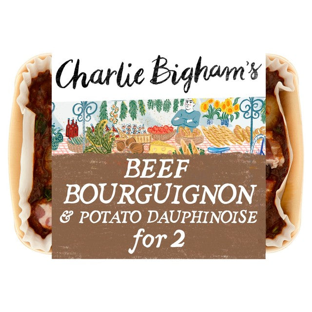 Charlie Bigham's Beef Bourguignon ready meal 850g - British product