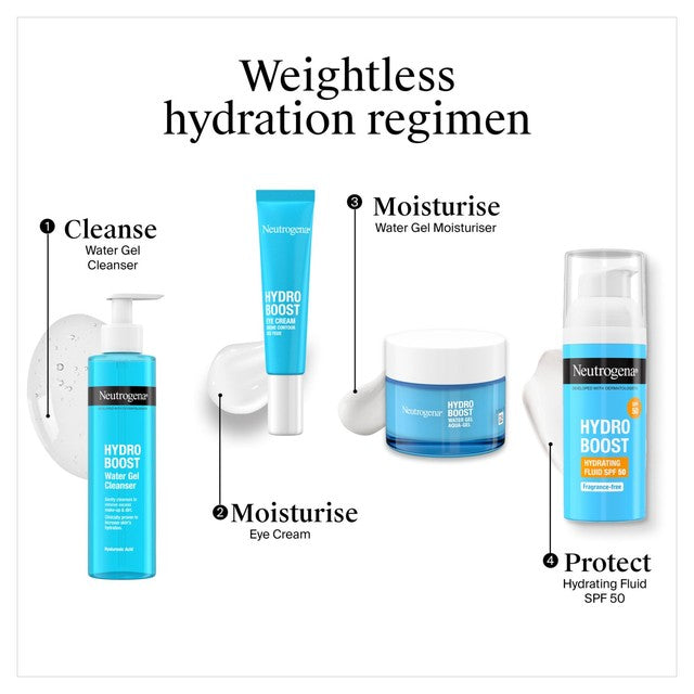 Neutrogena Hydro Boost Water Gel Cleanser 200ml, imported from the UK