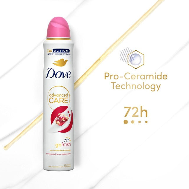 Dove Advanced Care Go Fresh Pomegranate Deodorant 200ml - British product