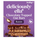 Deliciously Ella raisin chocolate topped oat bar multipack 3 x 50g - British product