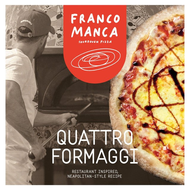 Franco Manca Quattro Formaggi & Balsamic Glaze Pizza 474g - British product