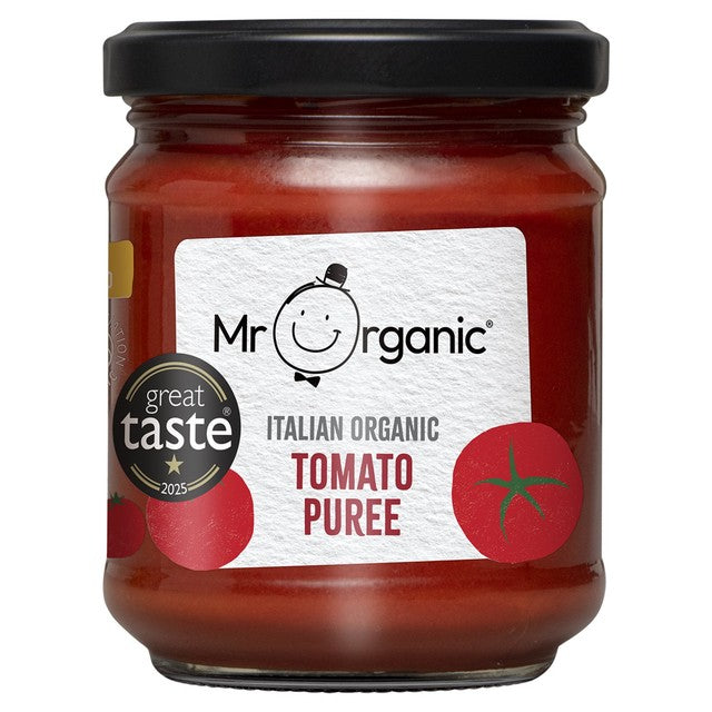 Mr Organic Italian tomato puree 200g, imported from the UK