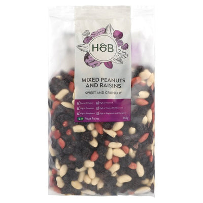 Holland & Barrett Mixed Peanuts and Raisins Snack Mix 850g