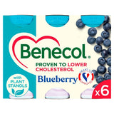 Benecol blueberry yogurt drink 6 x 67.5g - British product