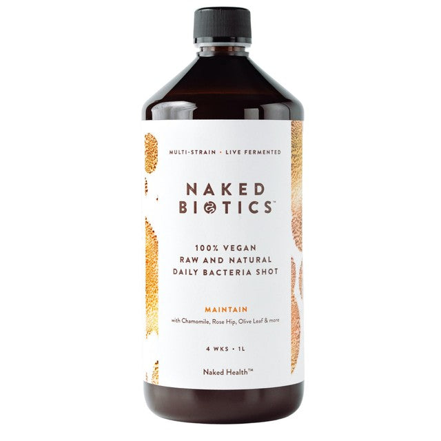 Naked Biotics Maintain Probiotic Shot 1L, imported from the UK