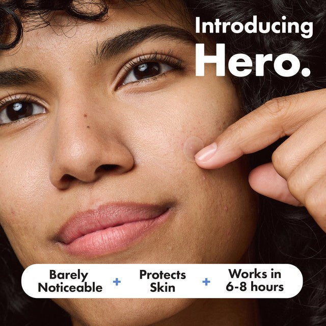 Hero Mighty Patch Invisible+ pimple patches 24 pack, UK version