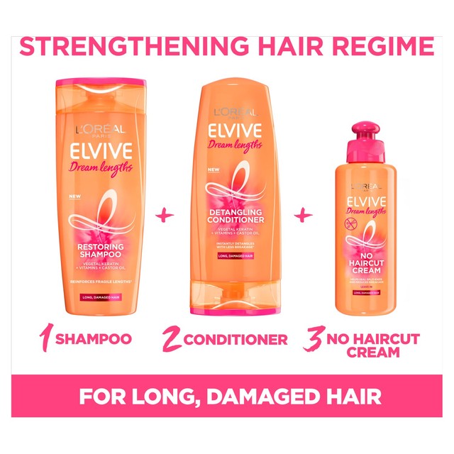 L'Oreal Paris Elvive Dream Lengths No Haircut Cream 200ml, UK version