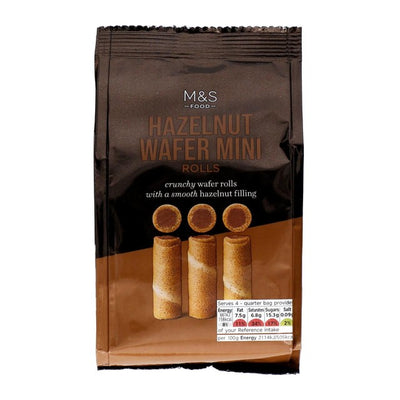 M&S Hazelnut Mini Rolls Sweet Treats 125g