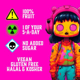 Zombie Snacks Strawburied Fruit Bars 4 x 25g (British brand)