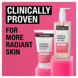 Neutrogena Clear & Radiant Face Wash 200ml, imported from the UK