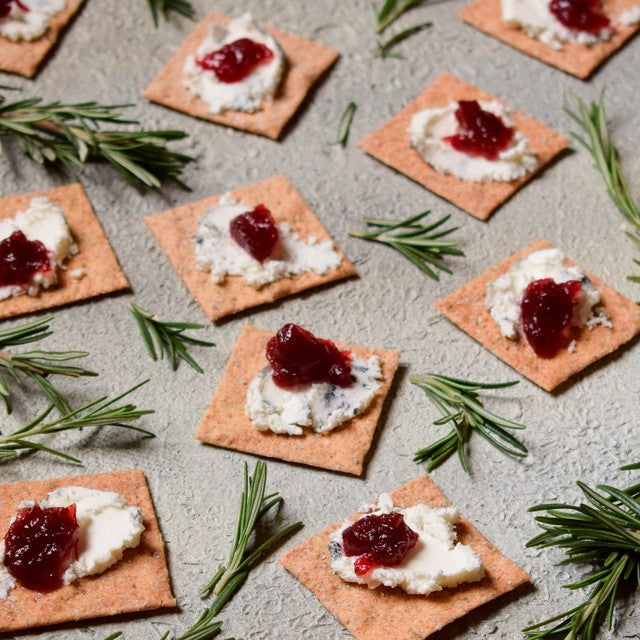 Peter's Yard Sourdough Crackers Rosemary & Sea Salt 90g, imported from the UK