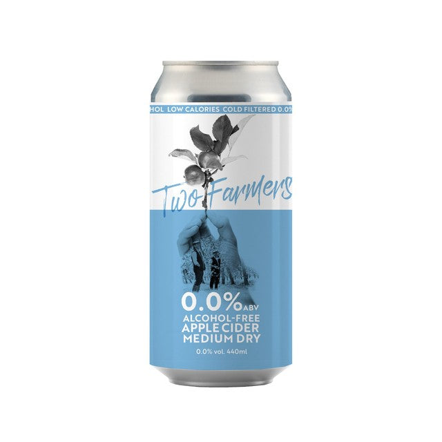 Two Farmers apple 0.0 cider 440ml (British brand)