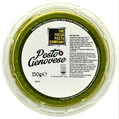 The Fresh Pasta Co Pesto Genovese Basil Pesto Sauce 150g