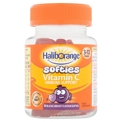 Haliborange Kid's Multivitamin Softies Blackcurrant Vitamin C 30 Pack