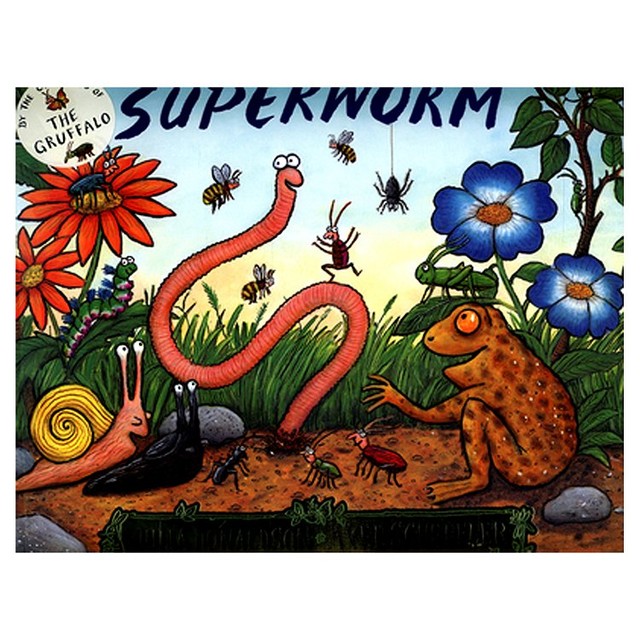 Superworm picture book by Julia Donaldson (British brand)