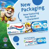 Aquafresh Paw Patrol Milk Teeth Toothpaste for Kids 0-2 Years 50ml - British product