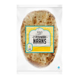 M&S Peshwari naan bread 2 pack, imported from the UK