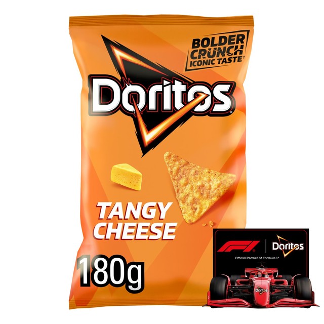 Doritos tangy cheese tortilla chips 180g - British product