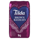 Tilda Wholegrain Basmati Rice 1kg (British brand)