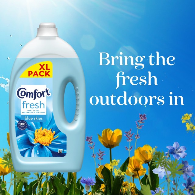 Comfort fabric conditioner Blue Skies 2490ml - British product