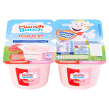 Munch Bunch strawberry raspberry fromage frais 4x85g pots, imported from the UK