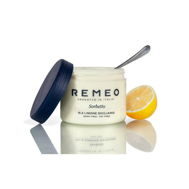 Remeo Limone Siciliano Sorbet 462ml, imported from the UK