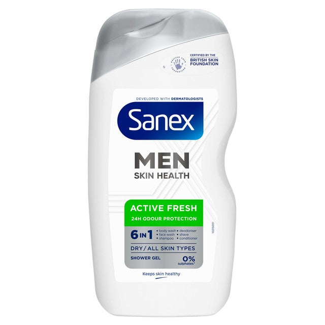 Sanex Men Active Fresh Body Wash 400ml (British brand)