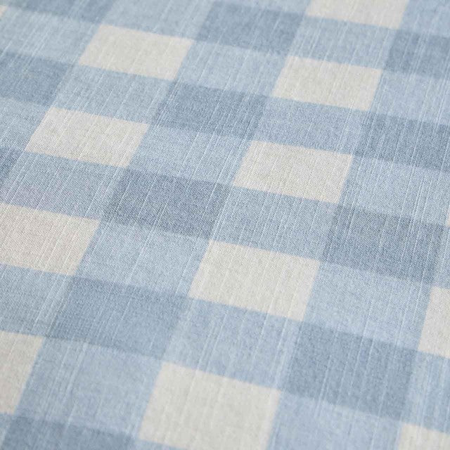 M&S blue gingham bedding set Super King size, imported from the UK