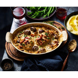 M&S Chicken Forestiere main course 585g, imported from the UK