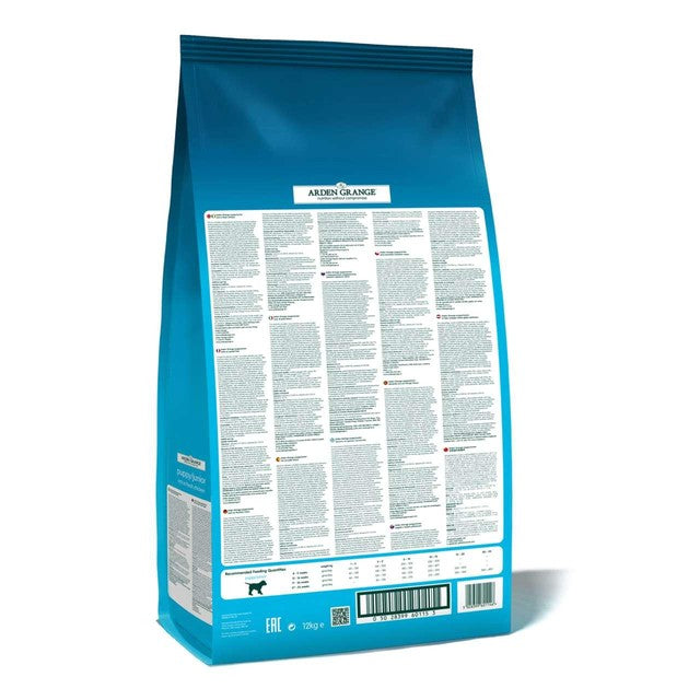 Arden Grange puppy junior dry dog food 2kg - British product