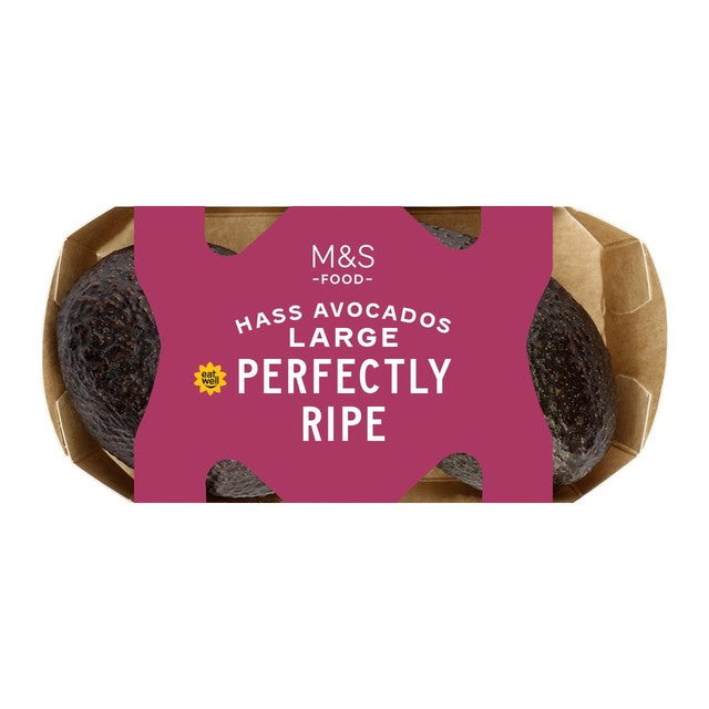 M&S Large Hass Avocados 2 per pack - British product