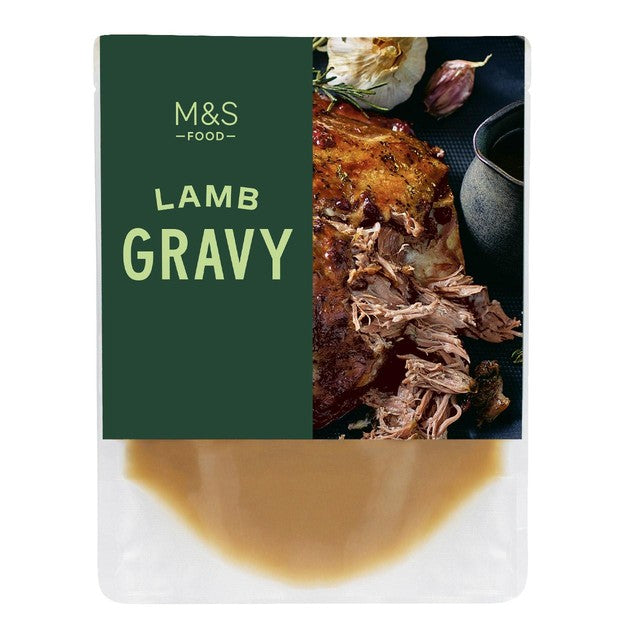 M&S lamb gravy 350g, imported from the UK