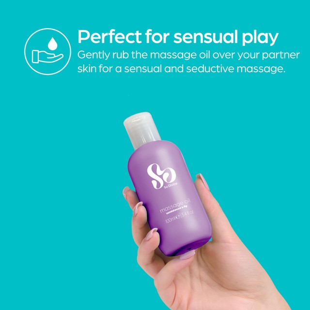 So Divine massage oil with sandalwood and fig 100ml (British brand)