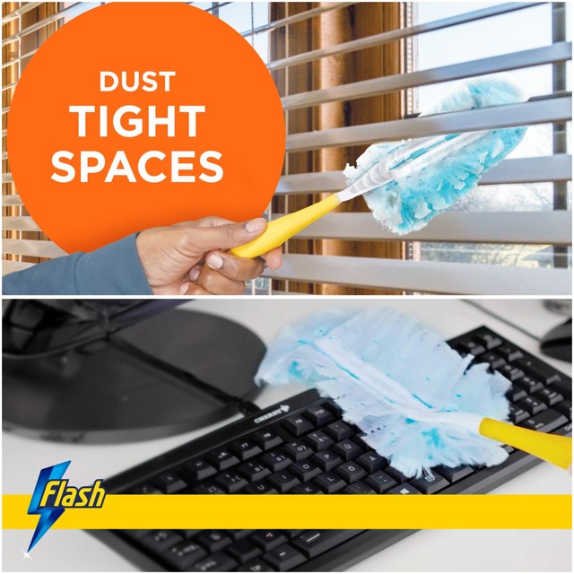 Flash duster starter kit with 4 refills - British product